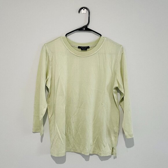 Mel & Lisa Light Green Sweater Size S - Picture 1 of 11